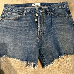 Agolde Parker denim shorts